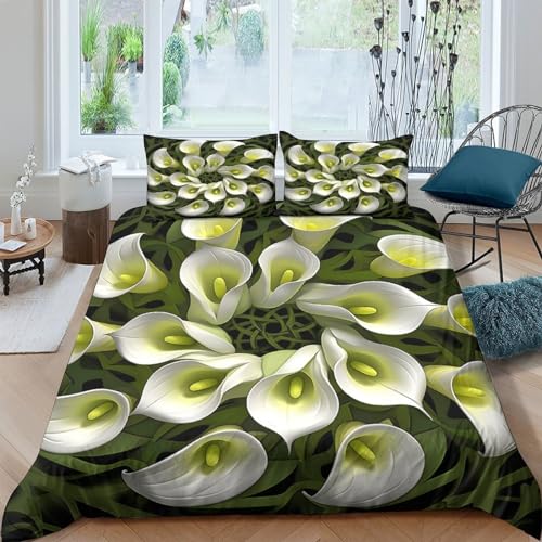 Housse de couette 3 pièces Karalili 200x200 en microfibre pour chambre double - 2