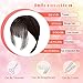 Hair Toppers for Thinning Hair - French Bangs Clip-In Extensions, Top Pieces, One Piece Bangs Hairpiece, Forehead Topper for Women, Brown Black