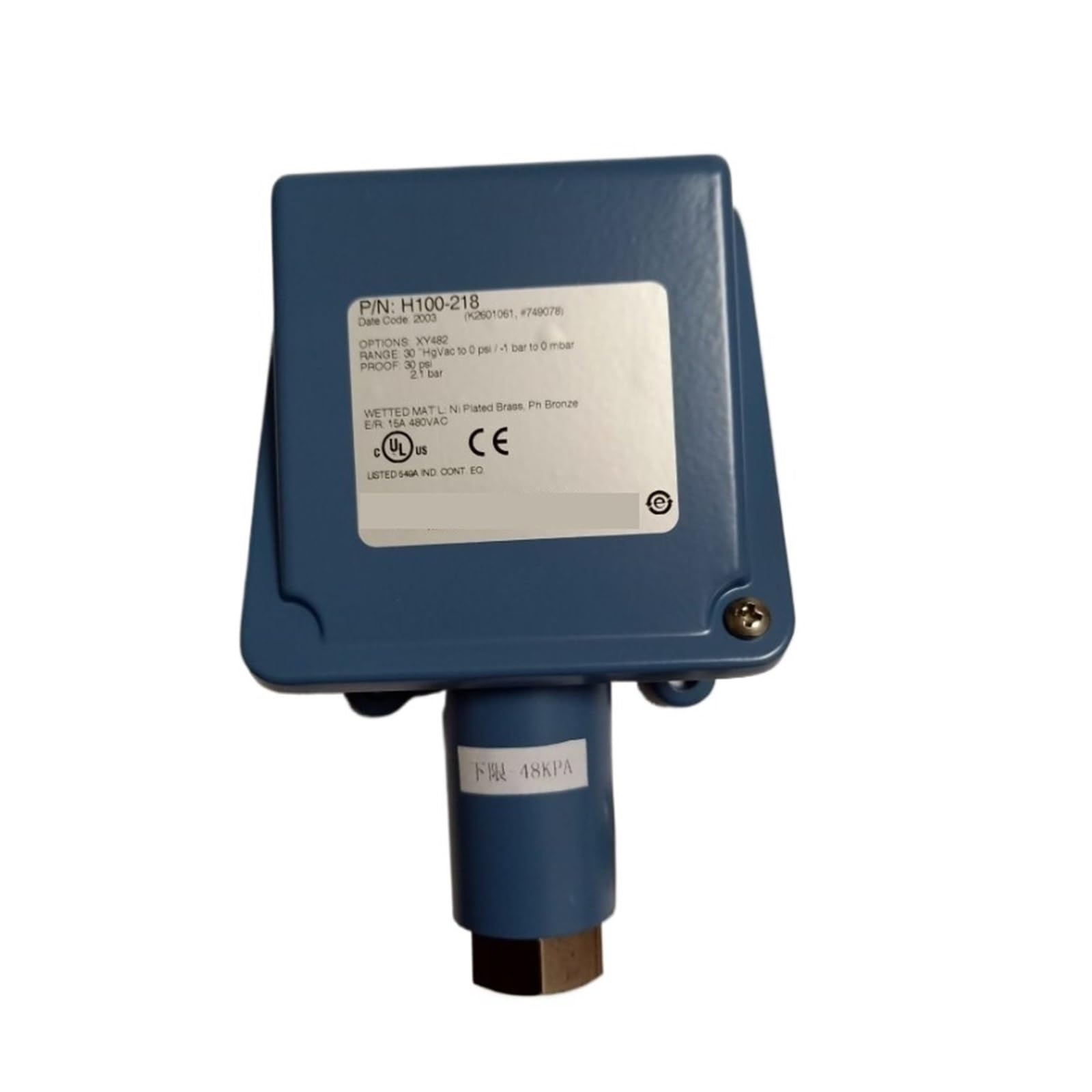 KSZHZYMGX 1pcs Pressure switch H100-190/191/192/193/194/218(H100-218)