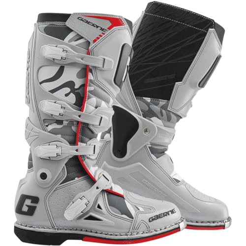 Gaerne Fastback Endurance - Botas de motocross (talla 43), color gris