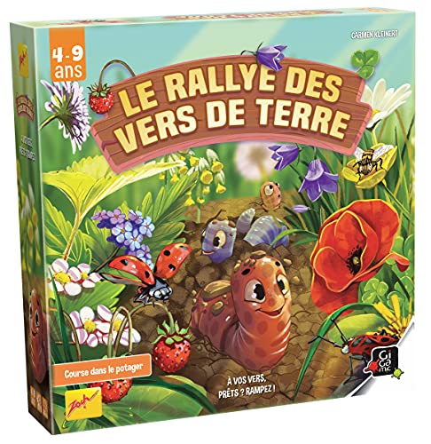 GIGAMIC Le Rallye des vers de Terre ZOVER, Multicolore.