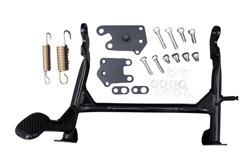 avdb-moto Cavalletto Centrale in Acciaio Compatibile con YAMAHA MT07 MT-07 2014-2024, MT07 TRACER 700 / GT 2016-2019, TRACER 7 / GT 2020-2024 (Nero)