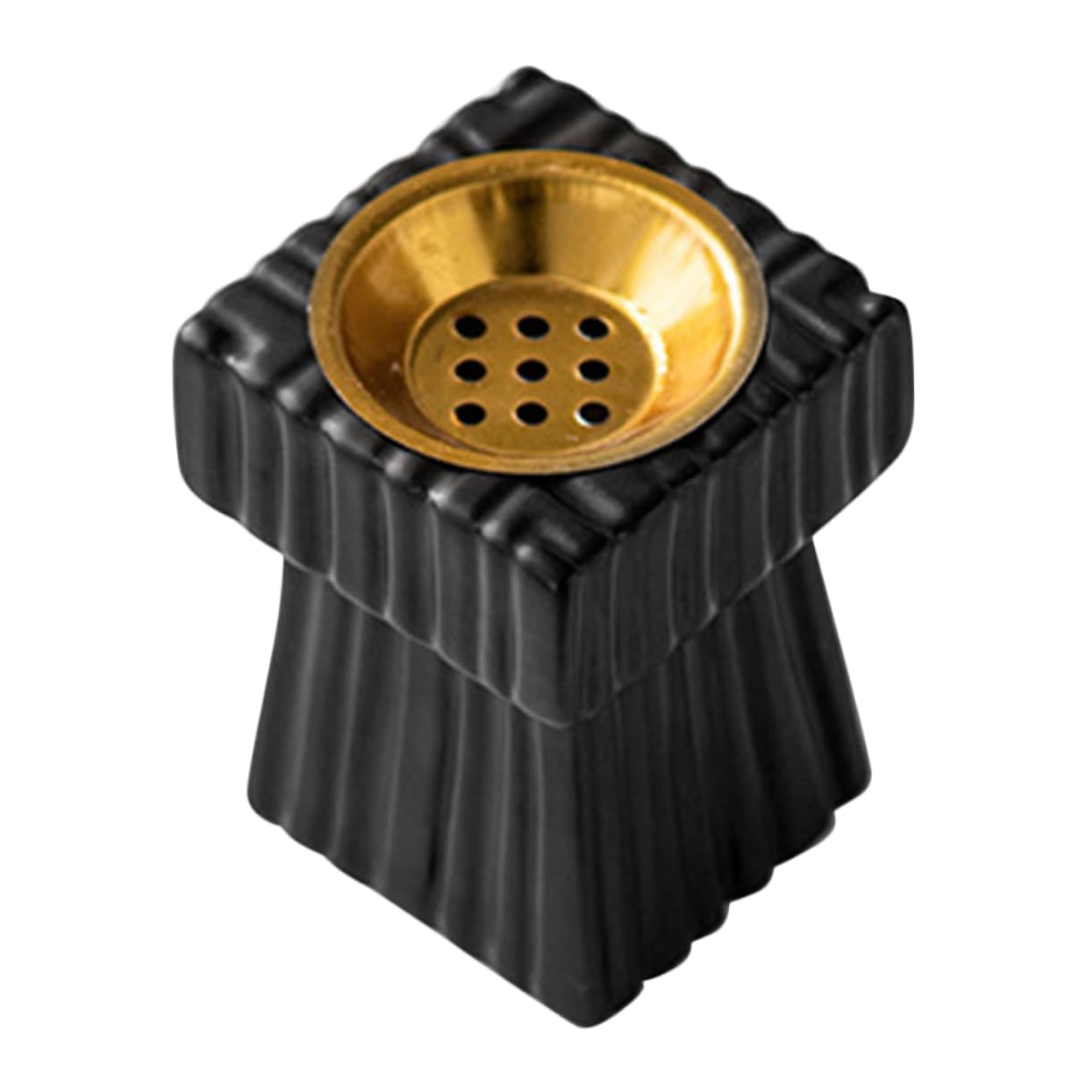 Ciieeo 4piezas Soporte De Inciensario Cerámico Negro para Conos y Adorno Decorativo De Árabe para y Yoga