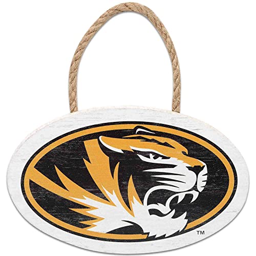 University of Missouri Shaped Hanging Wood Wall Decor - Small Mizzou Tigers Decoration - Great Gift Idea