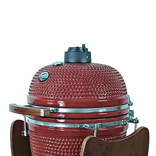 Outlast 22" Large Ceramic Kamado Barbecue Charcoal Grill #TOP1