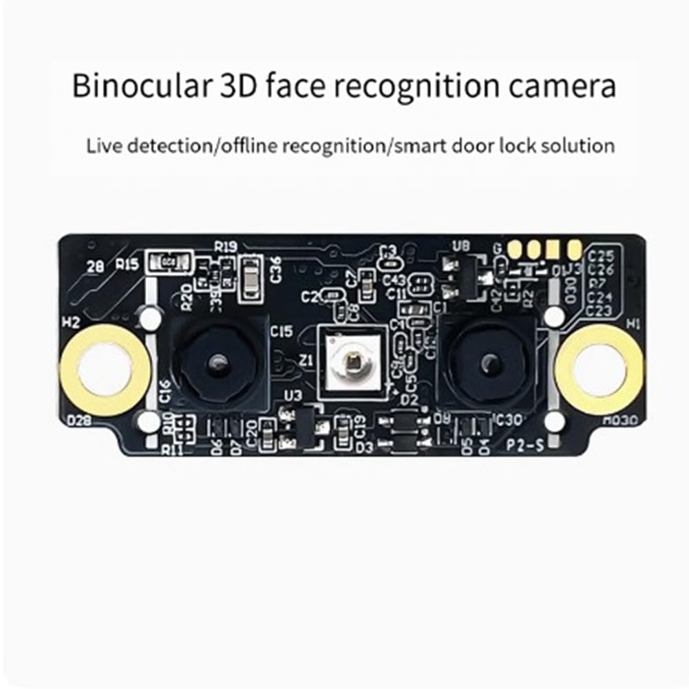Bloepum FM225 3D Face Recognition Module with Binocular Infrared Camera Live Detection Offline Recognition for Smart Home