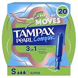 Tampax Pearl Compak Super Tampons Avec Applicateur x20...