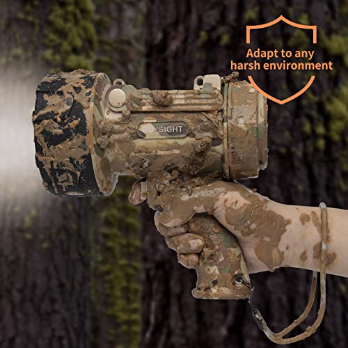 Buysight FY006 Rechargeable Spotlight Flashlight,1000,000 Lumens Hand Held Spotlight Waterproof Flashlight Hunting Lamp thumb #2