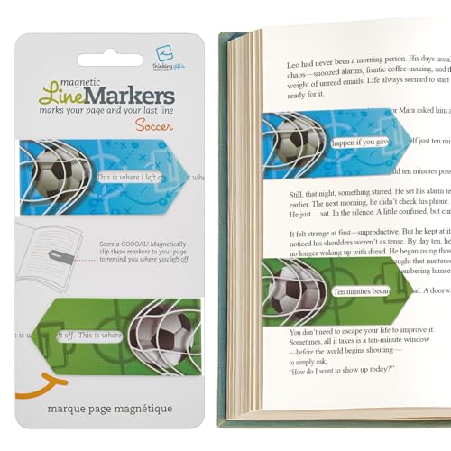Magnetic Bookmarks for Readers & Writers, Set of 2