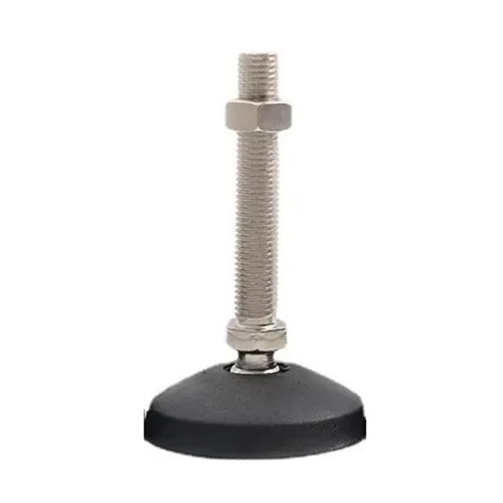 MUHUO adjustable feet for furniture,4pcs Set Carbon Steel Adjustable Lathe Thread Type Levelling Swivel Articulating Leveling(D40xm8x50)