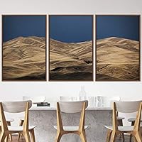 3 Piece Framed Canvas Wall Art Mountain Top Landscape Canvas Prints Home Artwork Decoration for Living Room,Bedroom - 16