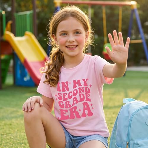 Image of Kids Girls First Day of School Shirt in My Pre-K /Kindergarten /First /Second /Third /Fourth /Fifth Grade Era T-Shirt