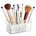 Produktbild iDesign Bella Kosmetik-Organizer mit dekorativen Glasperlen zur Aufbewahrung von Make-up-Pinseln, Lippenstift, Mascara, Eyeliner, glas, farblos, Large