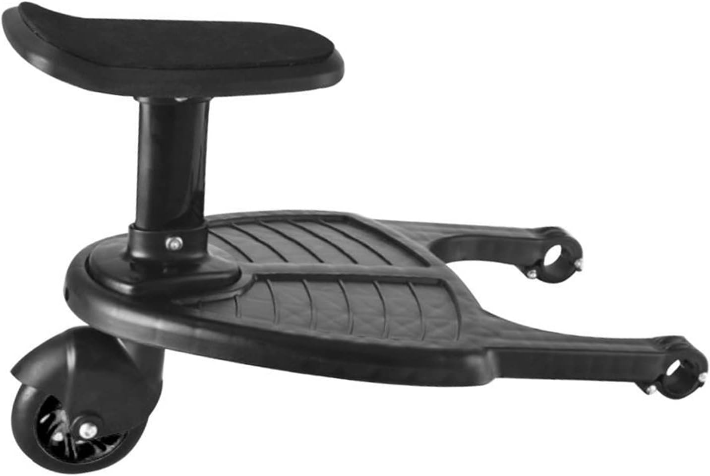 Stroller Accessories Kids Buggy Wheel Board Stroller Step Stand Ride on Boards Plate Detachable Seat (Colour: Pink)
