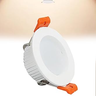 3W LED Recessed Ceiling Spotlights, 4000K Neutral White Ultra Slim Panel Light, Cut Φ50-55mm, AC110-240V Round Downlights for Living Room Office, 1 Pack