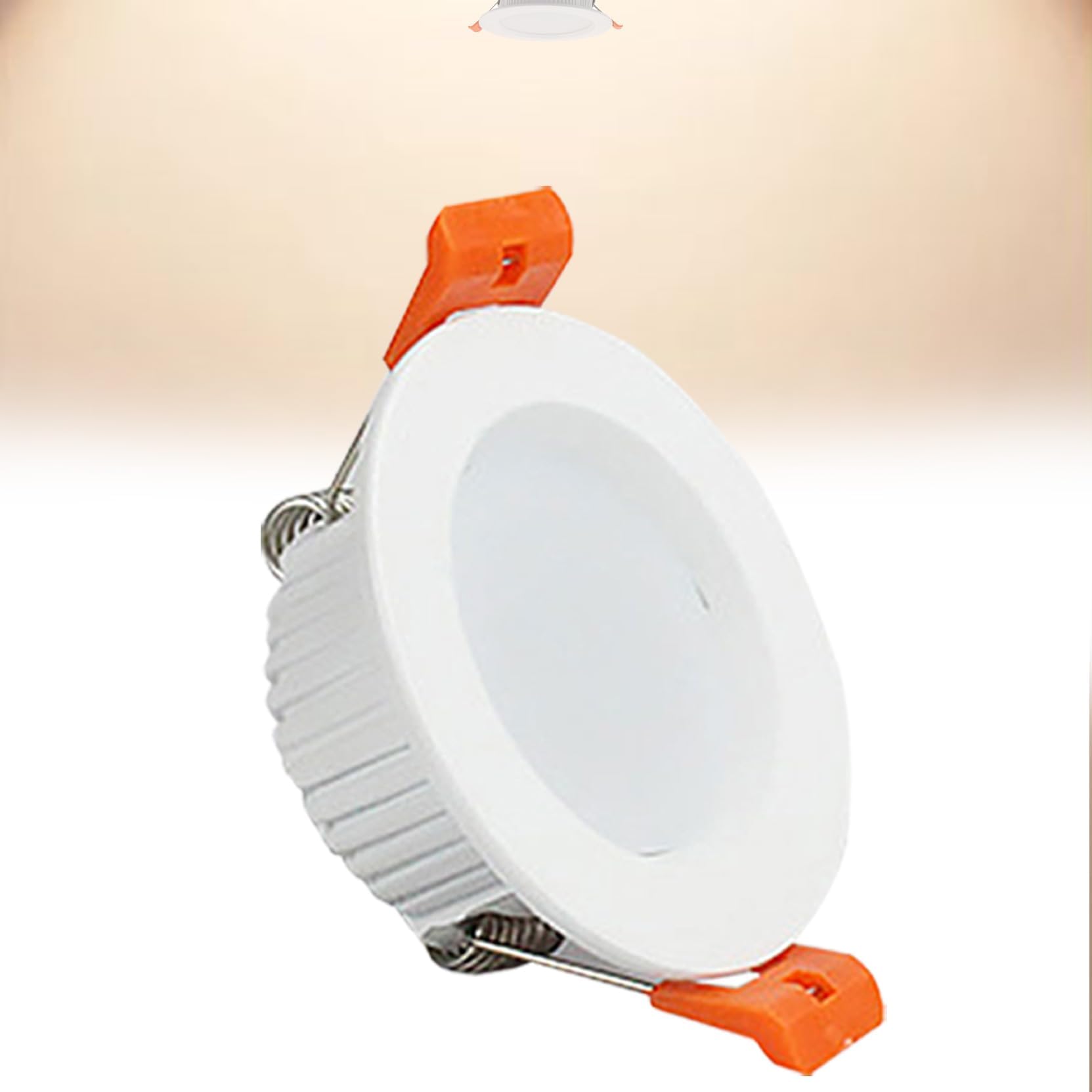 3W LED Recessed Ceiling Spotlights, 4000K Neutral White Ultra Slim Panel Light, Cut Φ50-55mm, AC110-240V Round Downlights for Living Room Office, 1 Pack