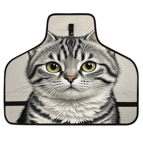 Delantal de trabajo Pencil Style Cat (2) unisex