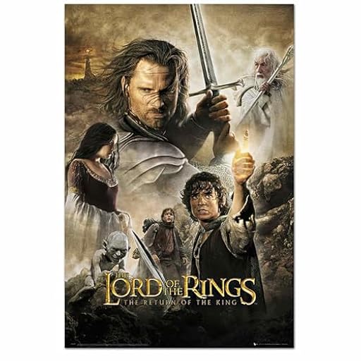 Close Up Póster de El Señor de los Anillos | Lord of the Rings Parte 3 | Versión en inglés | El retorno del rey | 61 x 91,5 cm | Ya disponible en tu tienda friki favorita! En mundofriki.es!