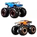 Hot Wheels Monster Trucks Demolition Doubles Giant Wheels Rodger Dodger Vs Dodge Charger R/T