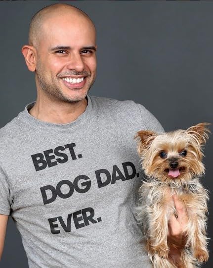 Mens Best Dog Dad Ever T Shirt Funny Fathers Day Hilarious Graphic Puppy Tee Guy - Image 3