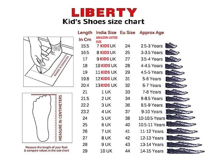Image of Liberty Boy's & Girl's Hook & Loop School Uniform Shoes with EVA Sole | Stylish & Lightweight | Comfortable Footbed | Memory Foam Insole