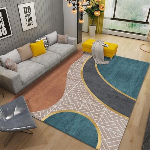 Tapis de cuisine antidérapant 120x140cm vert anti-glisse pour sol de salon - 2