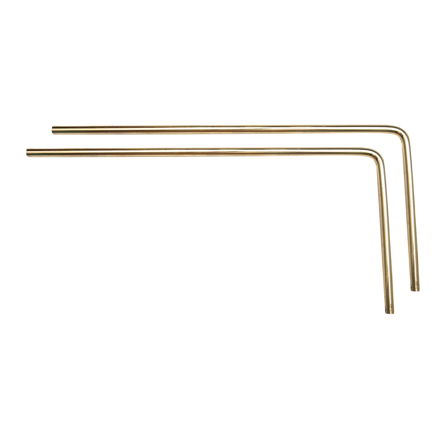 Brass Dowsing Rods Pair | Diameter-5 MM | Energy Balancing | Aura Energy Checker | Feng Shui | Reiki | Dowser | Divining Rod | L-Rod | Only 2 Rods