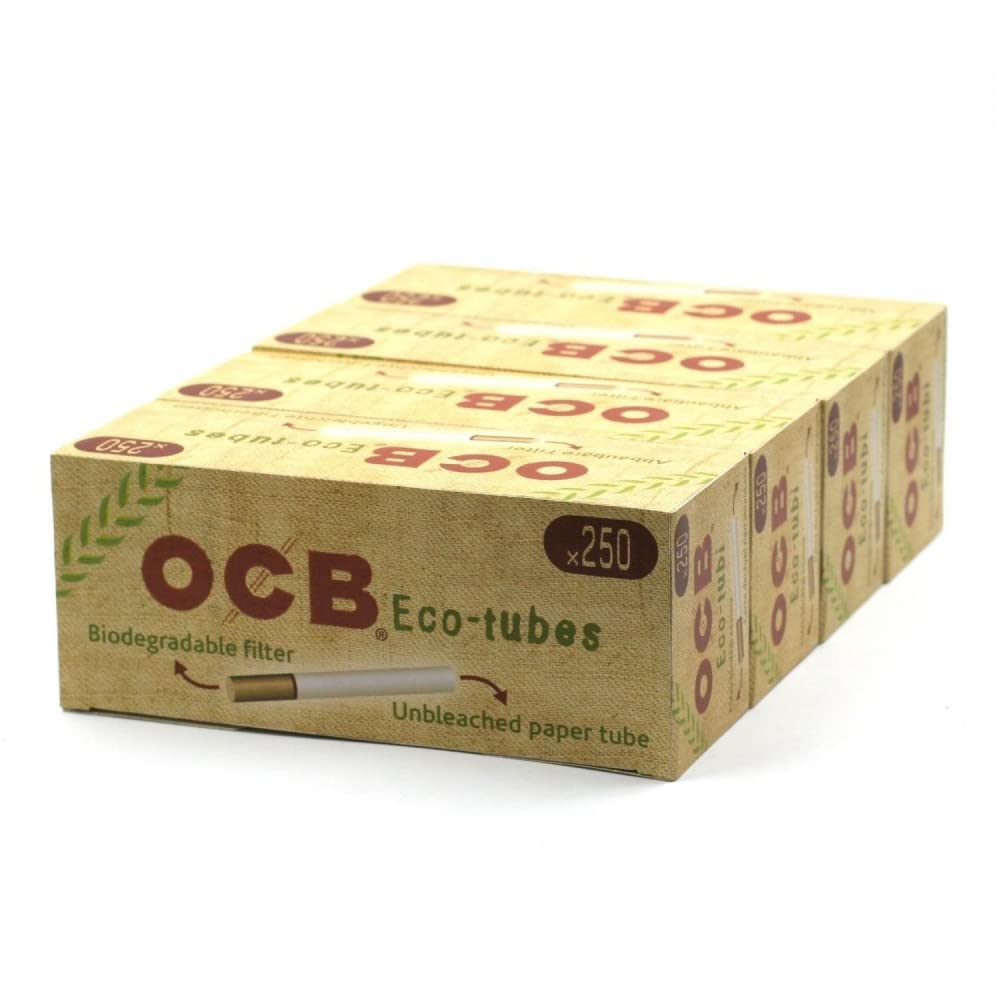 1000 (4x250) OCB Organic Eco Tubes (Cigarette Tubes) – Cigarette Filter Tubes