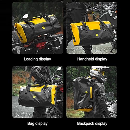Sacs étanches pour queue de moto 40L protecteurs contre la pluie - 5