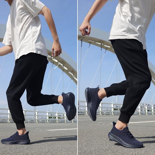 Image of VAMJAM Men's Running Shoes Slip On Walking Shoes Non Slip Lightweight Workout Breathable Gym Sneakers Fashion Mesh Sneakers