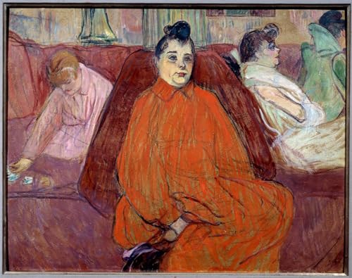 Tableau sur toile Henri de Toulouse-Lautrec pour salon et bureau 60x90cm