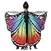 Faschingskostüme Schmetterling Schal Mädchen Karneval Kostüm Schmetterlingsflügel feenhafte Nymphe Pixie Halloween Cosplay Kinder Schmetterlingsf Cosplay Butterfly Wings Flügel LMMVP (Grün 1)