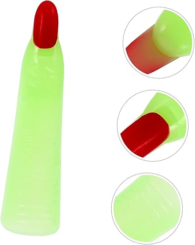 Miniatura 9 de Toyvian 50 dedos de bruja de Halloween, dedos de bruja que brillan en la oscuridad, dedos falsos para niños, puntero de lectura de dedos, regalo