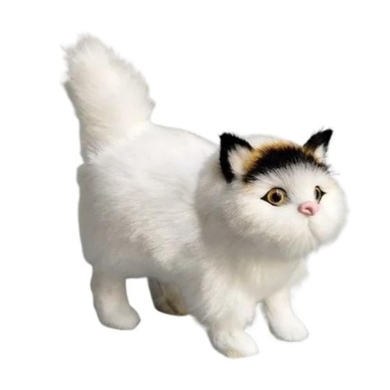Cat Stuffed Animal Plush Toys Simulation Soft Cute Cuddly for Birthday Party Cat Plush Soft Favors Companions Bedroom Car Home Decor Collectible Gift for kids Easter Christmas (Mutlicolor) — image 1
