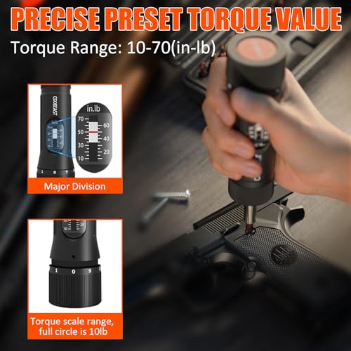 coobeast 13Pcs Preset Torque Screwdriver