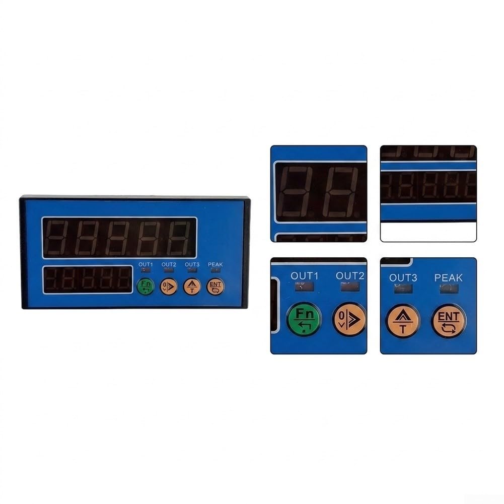 Wiegeanzeiger 96x48mm 4-Sensor Anschluss LED Display(D)