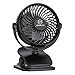 Battery Operated Clip on Fan and Baby Stroller Fan (5200mAh), Rechargeable Battery or USB Powered Desk Fan, 4 Speed Small Personal Fan for Baby Stroller, Treadmill, Travel, Office and Outdoor Activity
