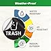 Recycling & Trash Bin Stickers - [4-Pack, 4