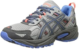 ASICS Women's Gel-Venture 5-W, Silver Grey/Carbon/Dutch Blue, 8.5 M US