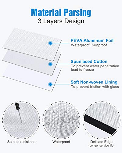 BUG HULL - Copertura per parabrezza auto, per