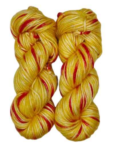 Oswal Enjoy Knitting Yarn Multi Wool 200 gm Woolen Crochet Yarn Thread Best Used with Knitting Needles Crochet Best Woolen Thread Shade no-7