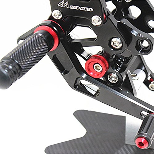 Rearsets Rear Sets Footpegs Cnc Adjustable Compatible With Yzf-R25 Yzf-R3 2015 2016 2017 2018 2019 #TOP4