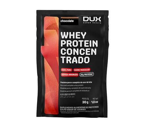 Whey Protein Concentrado Sachê 28G Dux Nutrition Sachê Chocolate