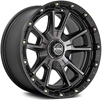 KMC KM100 Sync Black Machined w/Grey Tint Wheels 17 In 17x9 +18 KM10079035418