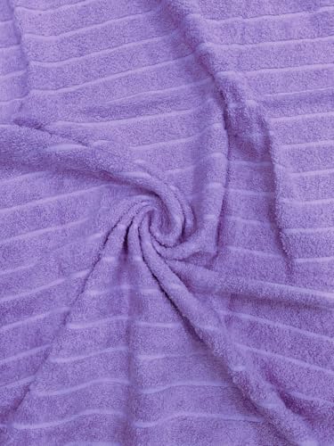Image of NAUTICA Quick Dry Towel -1pc Bath Towel (ridgeport) | 500 GSM l 30 x 60 inch | Quick Dry Large Pool & Travel Towel | Purple