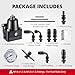 EVIL ENERGY Fuel Pressure Regulator 6AN EFI Bypass Return Adjustable (30-70PSI), Black