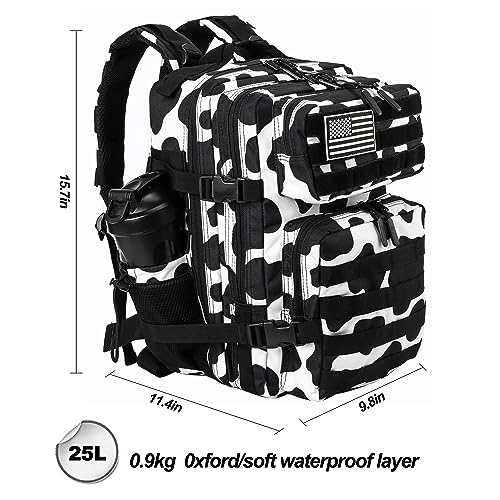 Image of LHI Tactical Military Backpack for Men and Women 25L /35L Army Assault Pack Bag Small Rucksack with Bottle Holder