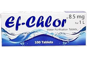 Aquatabs Water Purification Tablets 100 Pack - Safe and Convenient Water Purification...