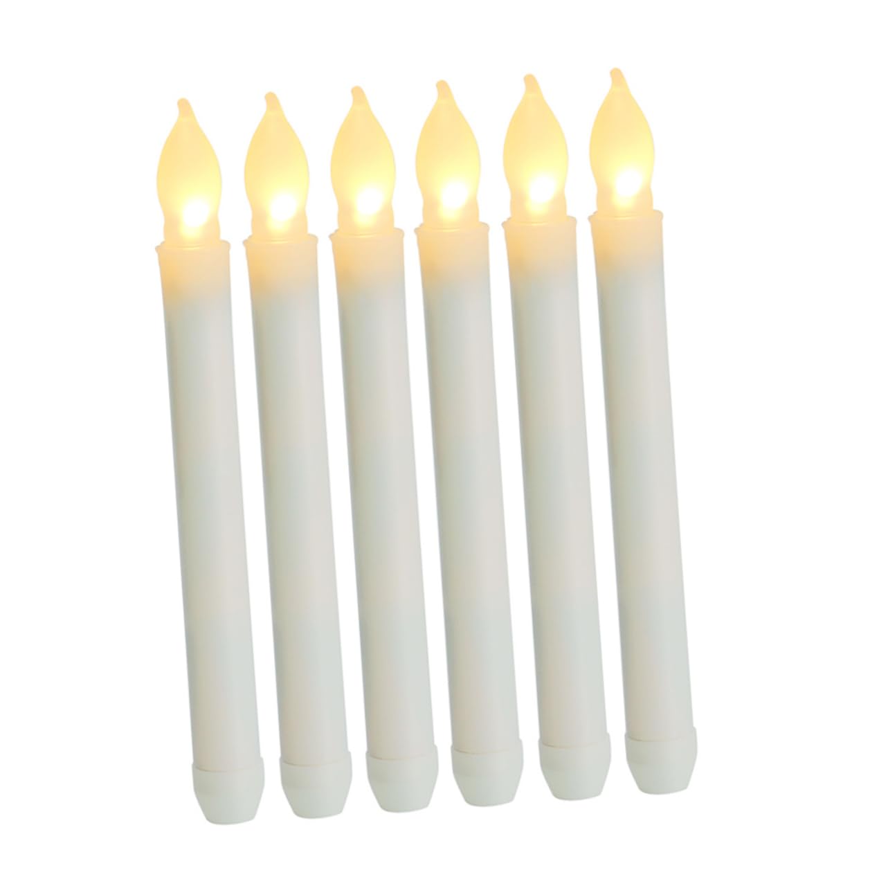 jojofuny 6 Piezas Vela Electronica Candelabros Led Sin Luces De Velas Led Decoración De Velas Cónicas Sin Decoración Navideña Con Velas Sin El Plastico