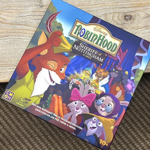 Asmodee, Disney Robin Hood Sceriffo Di Nottingham, Gioco Da Tavolo, 3-5 Giocatori, 10+ Anni, Edizione In Italiano - 2